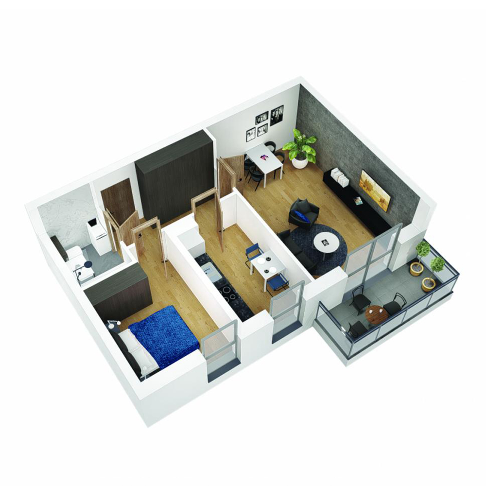 Mieszkanie 2-pokojowe OU-4-32
